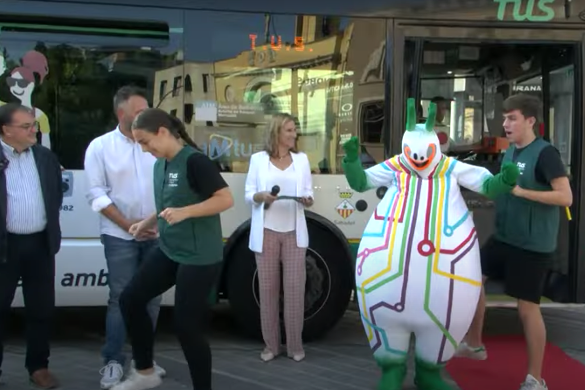 ‘New sleep paralysis demon just dropped’: Spanish bus company unveils latest dancing mascot